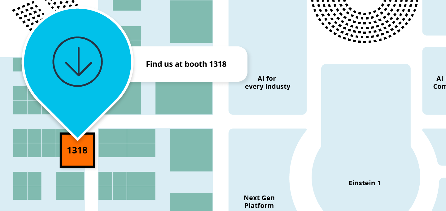 Find us at Dreamforce booth 1318