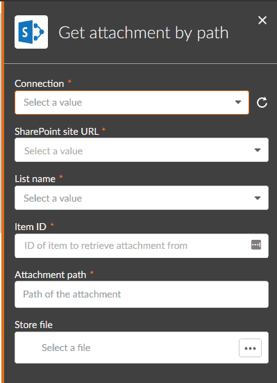 get attachment by path - store files on sharepoint blog