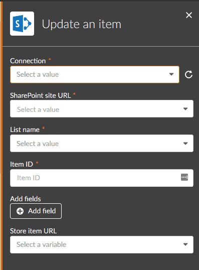 update an item - store files on sharepoint blog